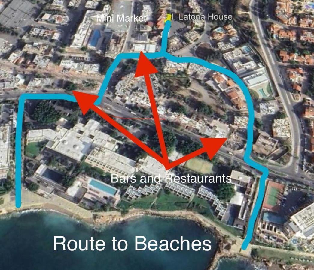 Seaside Maisonette 200M From Sea Paphos Luaran gambar